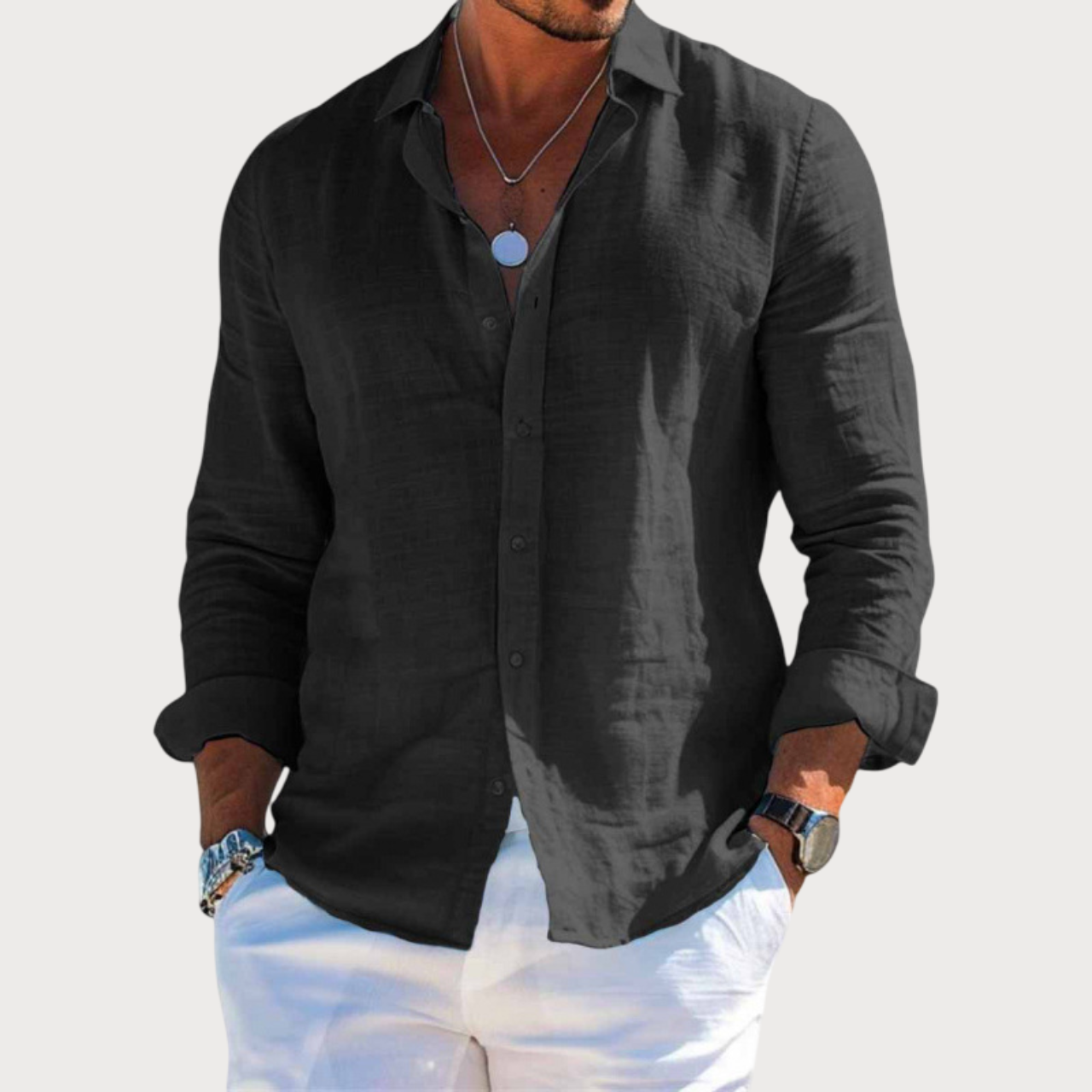 VENSK | Chemise En Lin Pierre