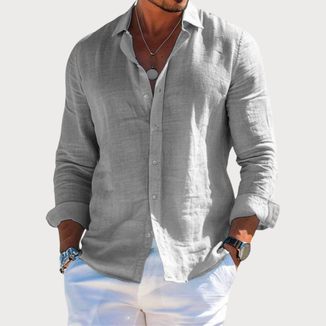 VENSK | Chemise En Lin Pierre